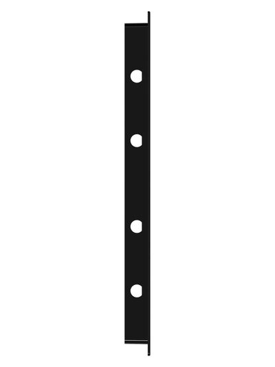 Люк ревизионный ERA LN фланец 150х300 нажимной 172х322 пластик EVECS (L1530N black) ЧЁРНЫЙ