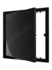 Люк ревизионный ERA LN фланец 200x200 нажимной 224х224 пластик EVECS (L2020N black) ЧЁРНЫЙ