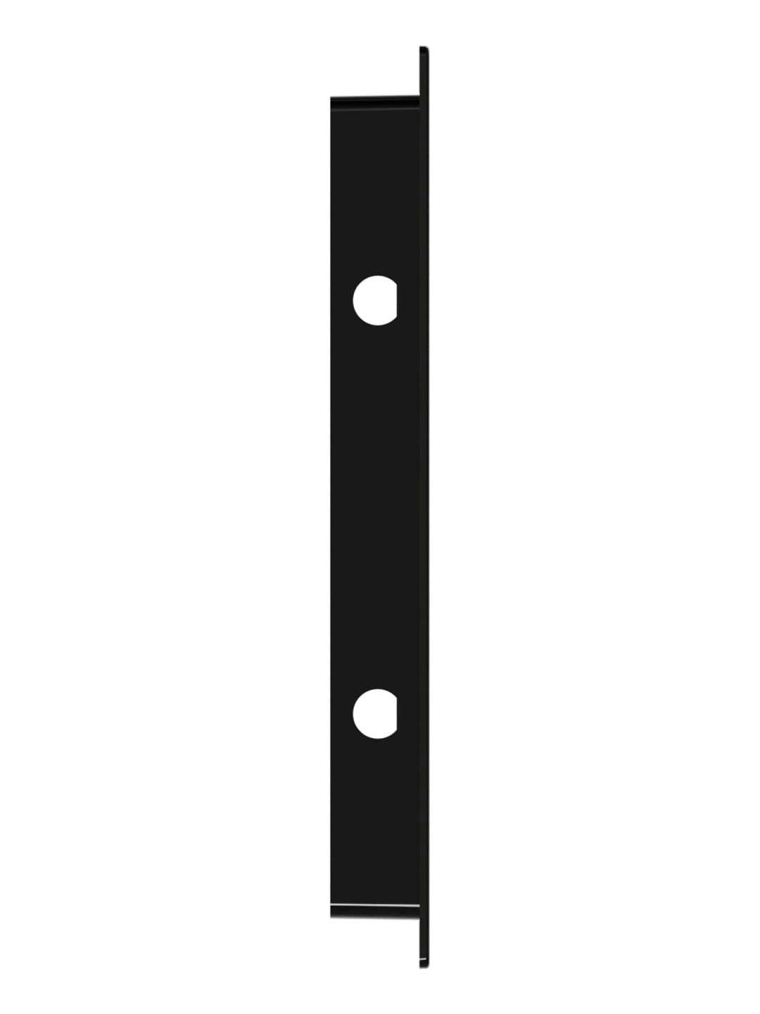 Люк ревизионный ERA LN фланец 200x200 нажимной 224х224 пластик EVECS (L2020N black) ЧЁРНЫЙ