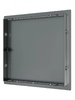 Люк ревизионный ERA LN фланец 200x200 нажимной 224х224 пластик EVECS (L2020N gray) СЕРЫЙ