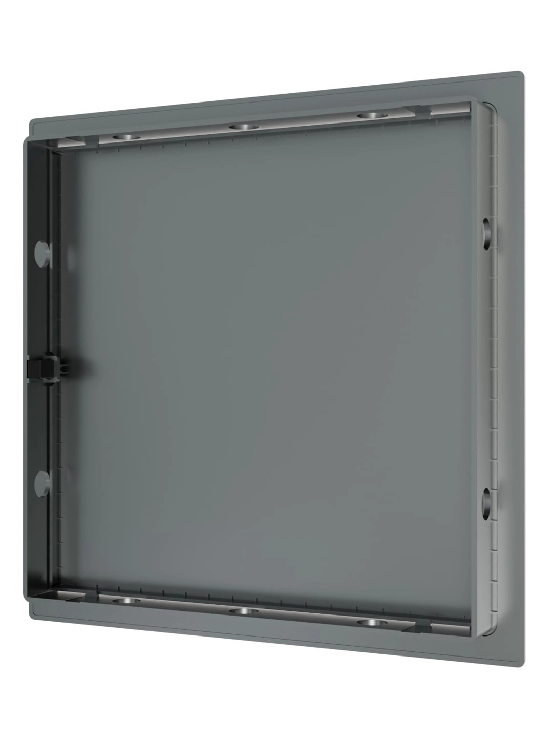Люк ревизионный ERA LN фланец 200x200 нажимной 224х224 пластик EVECS (L2020N gray) СЕРЫЙ