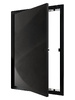 Люк ревизионный ERA LN фланец 200х300 нажимной 223х323 пластик EVECS (L2030N black) ЧЁРНЫЙ