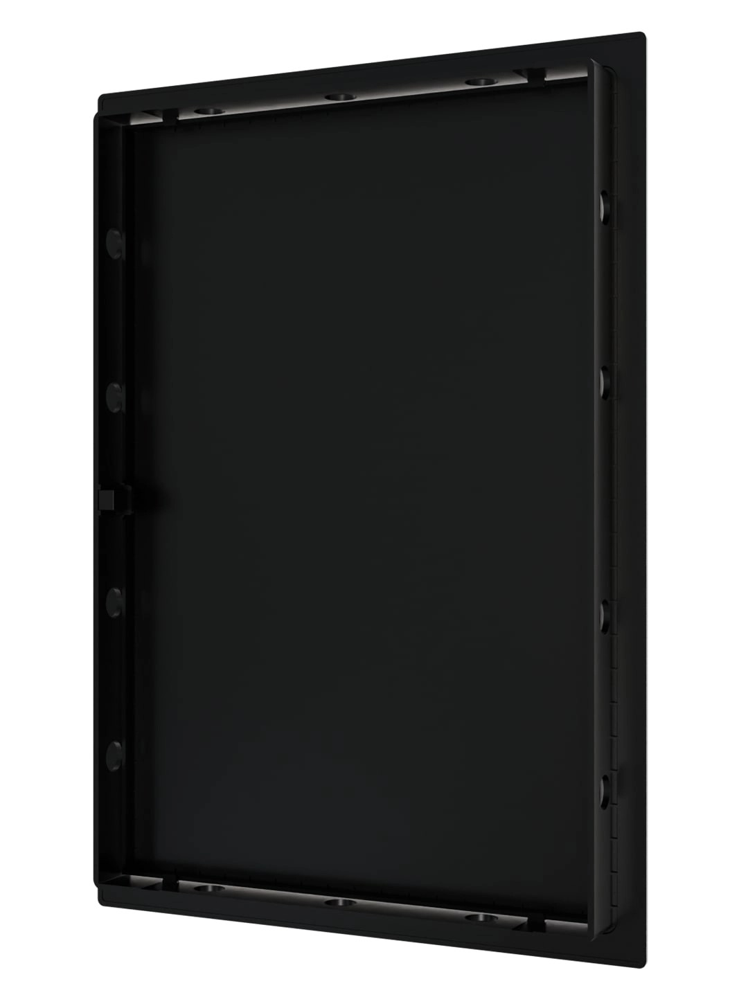 Люк ревизионный ERA LN фланец 200х300 нажимной 223х323 пластик EVECS (L2030N black) ЧЁРНЫЙ