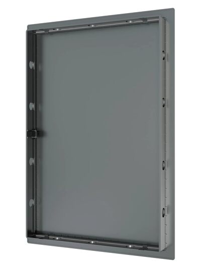 Люк ревизионный ERA LN фланец 200х300 нажимной 223х323 пластик EVECS (L2030N gray) СЕРЫЙ