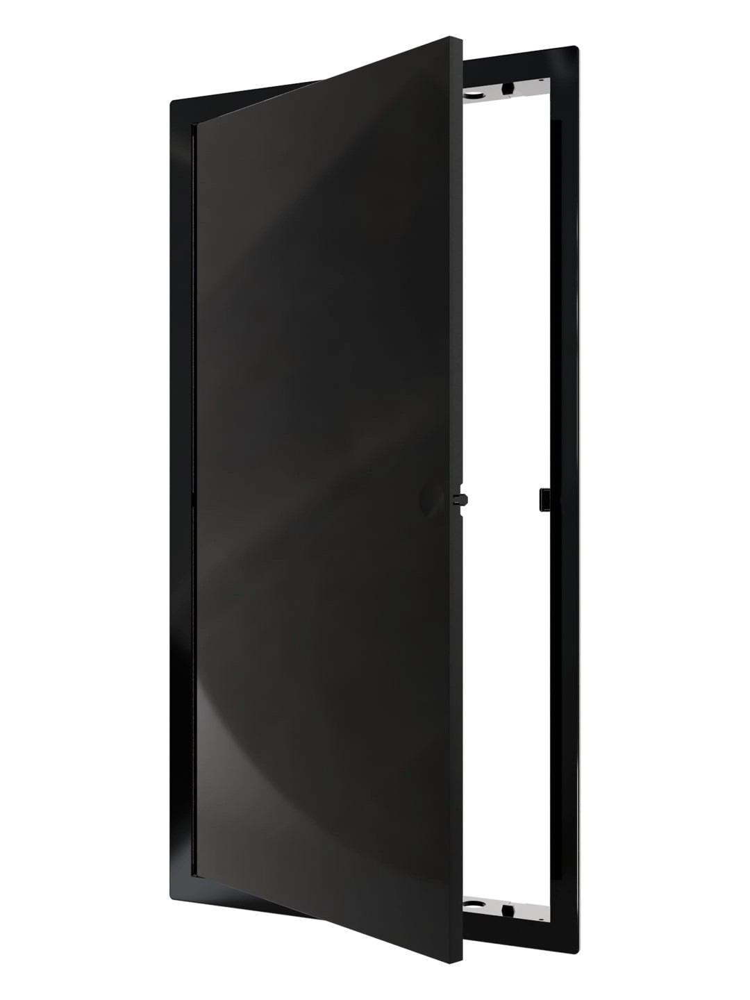 Люк ревизионный ERA LN фланец 200х400 нажимной 223х423 пластик EVECS (L2040N black) ЧЁРНЫЙ