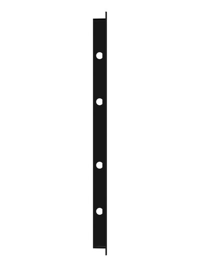 Люк ревизионный ERA LN фланец 200х400 нажимной 223х423 пластик EVECS (L2040N black) ЧЁРНЫЙ