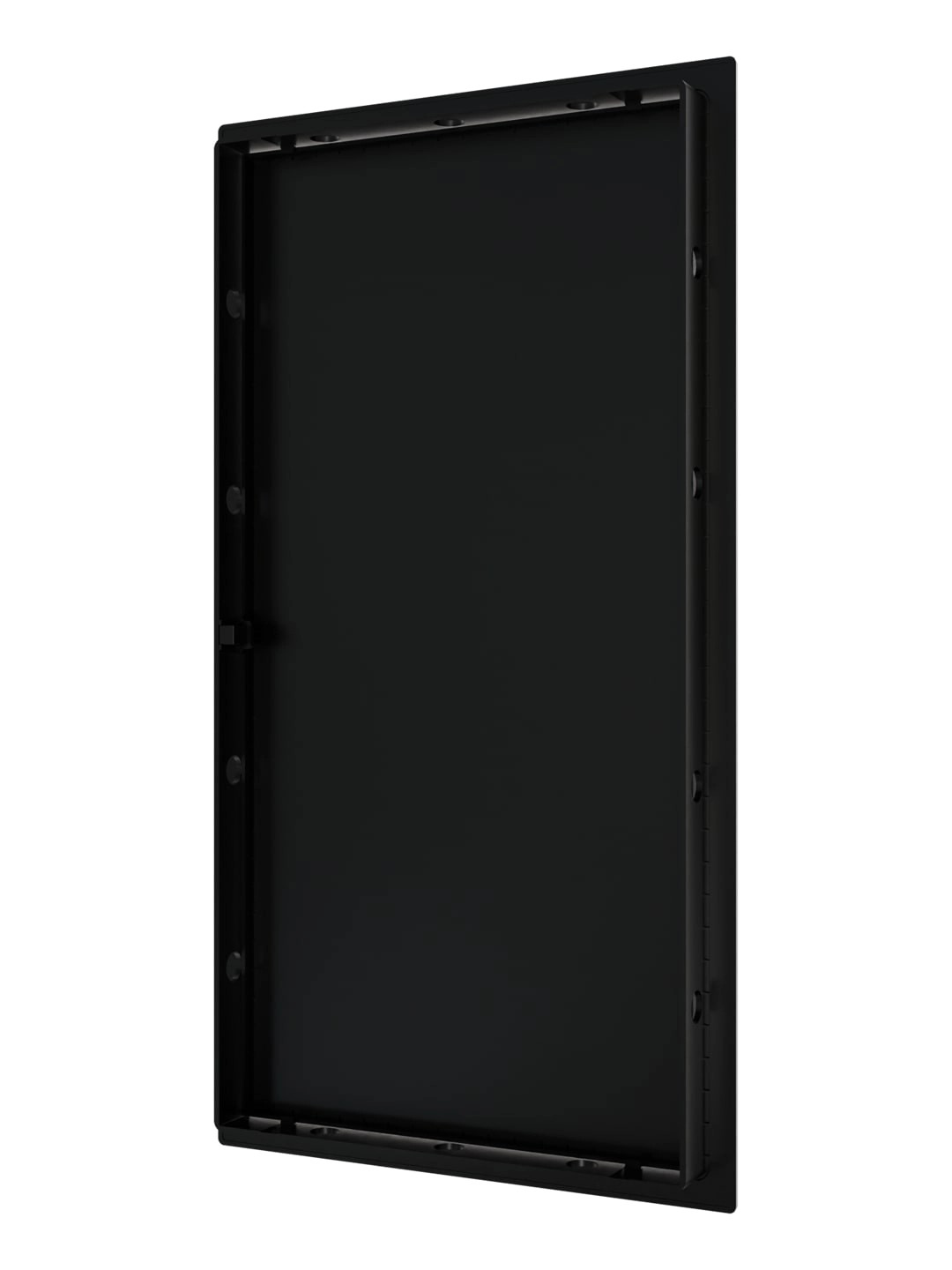 Люк ревизионный ERA LN фланец 200х400 нажимной 223х423 пластик EVECS (L2040N black) ЧЁРНЫЙ