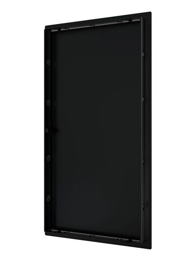 Люк ревизионный ERA LN фланец 200х400 нажимной 223х423 пластик EVECS (L2040N black) ЧЁРНЫЙ