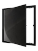 Люк ревизионный ERA LN фланец 300х300 нажимной 327х327 пластик EVECS (L3030N black) ЧЁРНЫЙ