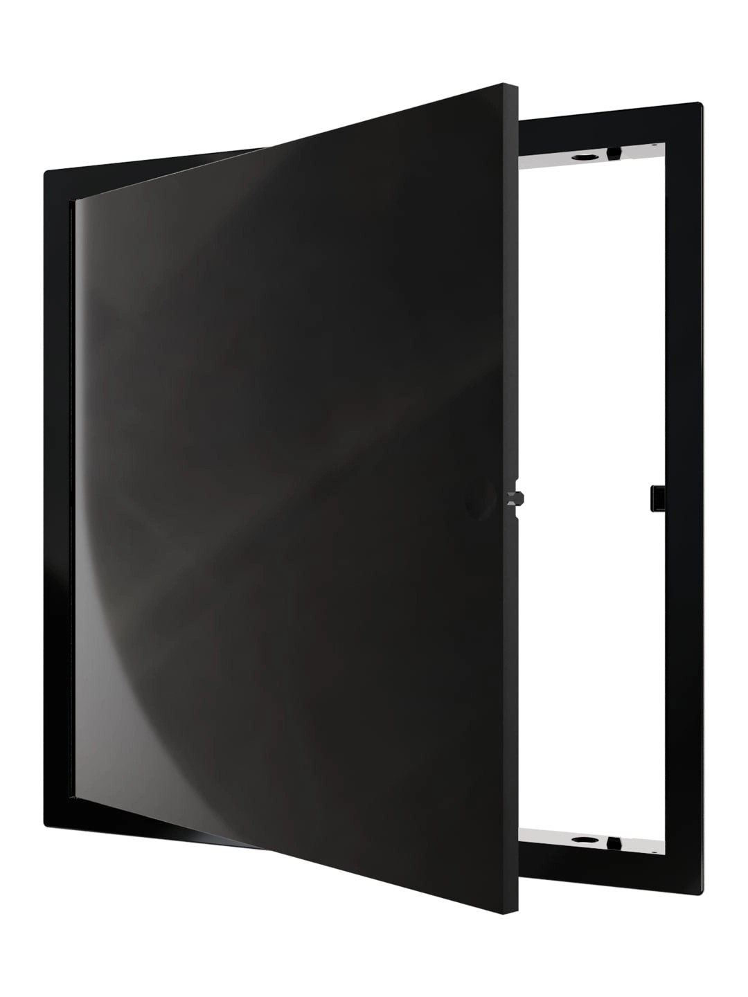 Люк ревизионный ERA LN фланец 300х300 нажимной 327х327 пластик EVECS (L3030N black) ЧЁРНЫЙ