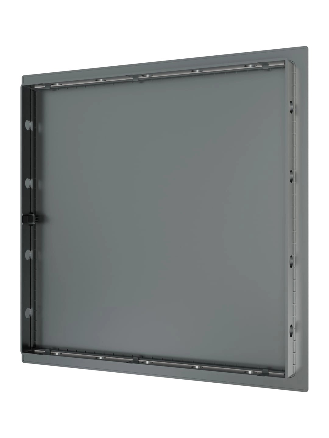 Люк ревизионный ERA LN фланец 300х300 нажимной 327х327 пластик EVECS (L3030N gray) СЕРЫЙ