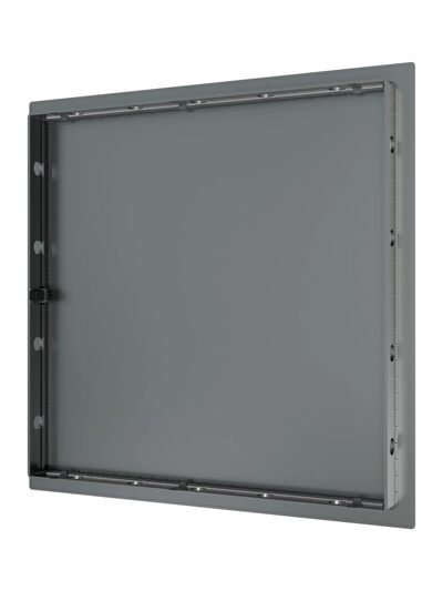 Люк ревизионный ERA LN фланец 300х300 нажимной 327х327 пластик EVECS (L3030N gray) СЕРЫЙ