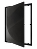 Люк ревизионный ERA LN фланец 300х400 нажимной 327х427 пластик EVECS (L3040N black) ЧЁРНЫЙ