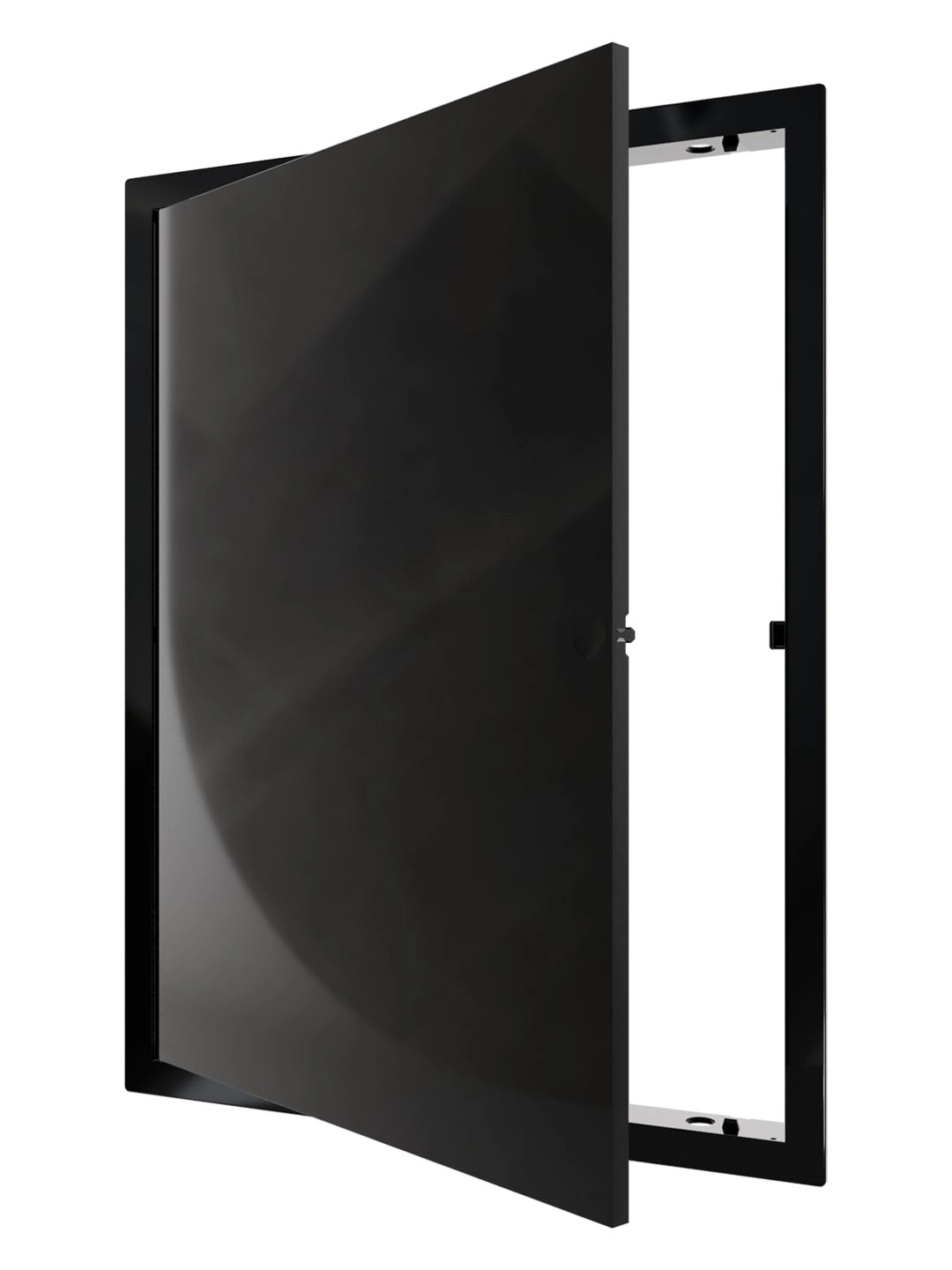 Люк ревизионный ERA LN фланец 300х400 нажимной 327х427 пластик EVECS (L3040N black) ЧЁРНЫЙ