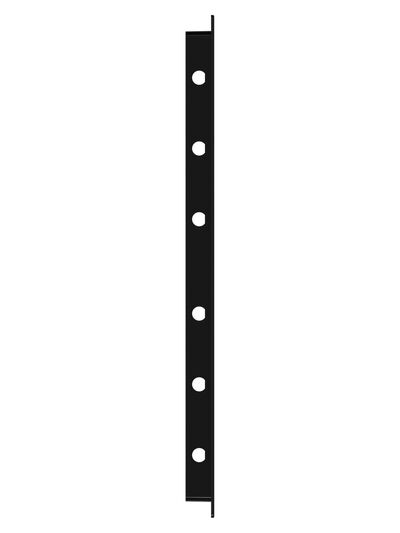 Люк ревизионный ERA LN фланец 300х400 нажимной 327х427 пластик EVECS (L3040N black) ЧЁРНЫЙ