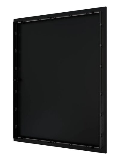 Люк ревизионный ERA LN фланец 300х400 нажимной 327х427 пластик EVECS (L3040N black) ЧЁРНЫЙ