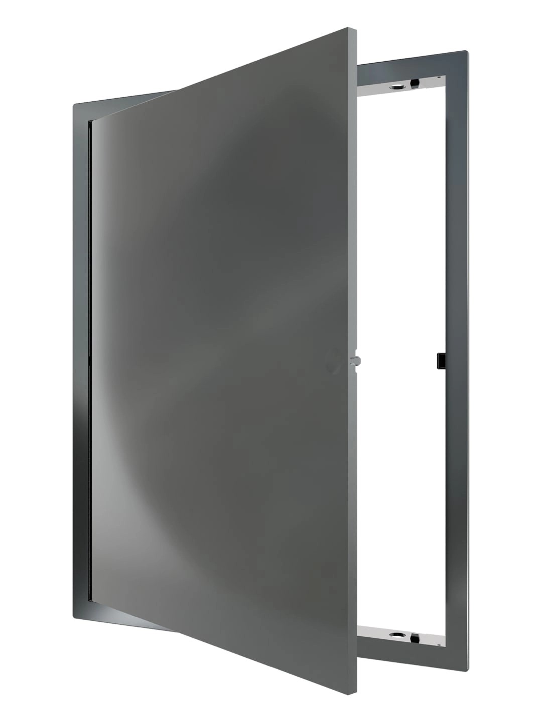 Люк ревизионный ERA LN фланец 300х400 нажимной 327х427 пластик EVECS (L3040N Gray) СЕРЫЙ