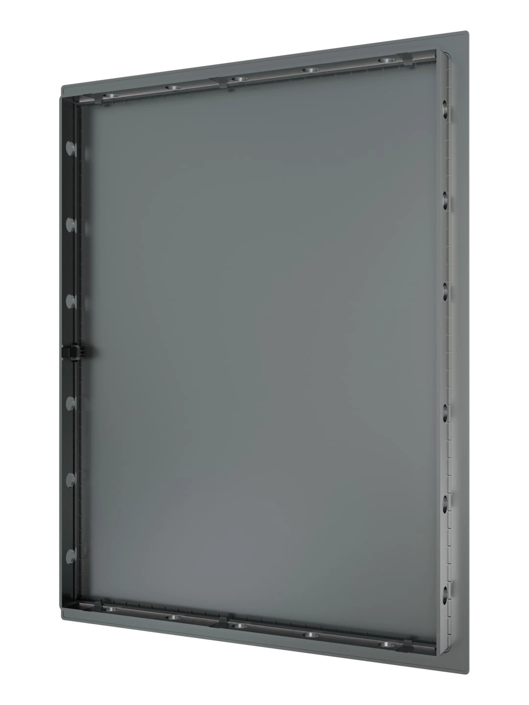 Люк ревизионный ERA LN фланец 300х400 нажимной 327х427 пластик EVECS (L3040N Gray) СЕРЫЙ