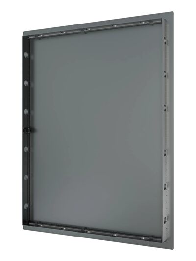Люк ревизионный ERA LN фланец 300х400 нажимной 327х427 пластик EVECS (L3040N Gray) СЕРЫЙ