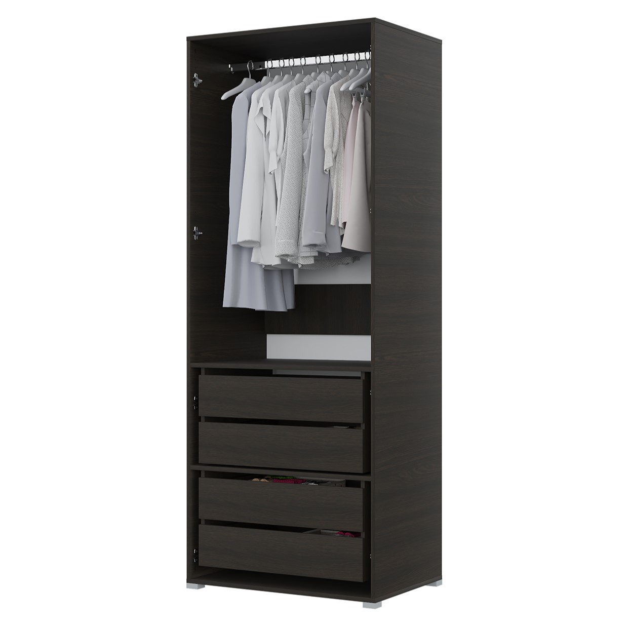  Шкаф Бостон 1000 2 створки, 2 ящика Венге (6 мест) 