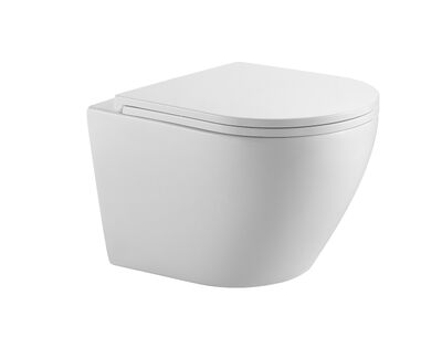 Инсталляция HOLLER MQ102 (комплект 3 в 1) + Унитаз подвесной безободковый HOLLER POINT T, белый + Клавиша смыва HOLLER GWH, белый