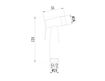 Лейка SAVOL для биде S-PQ01H Лейка SAVOL для биде S-PQ01H