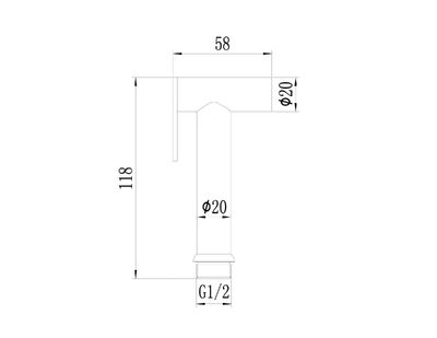 Лейка SAVOL для биде S-PQ03H Лейка SAVOL для биде S-PQ03H