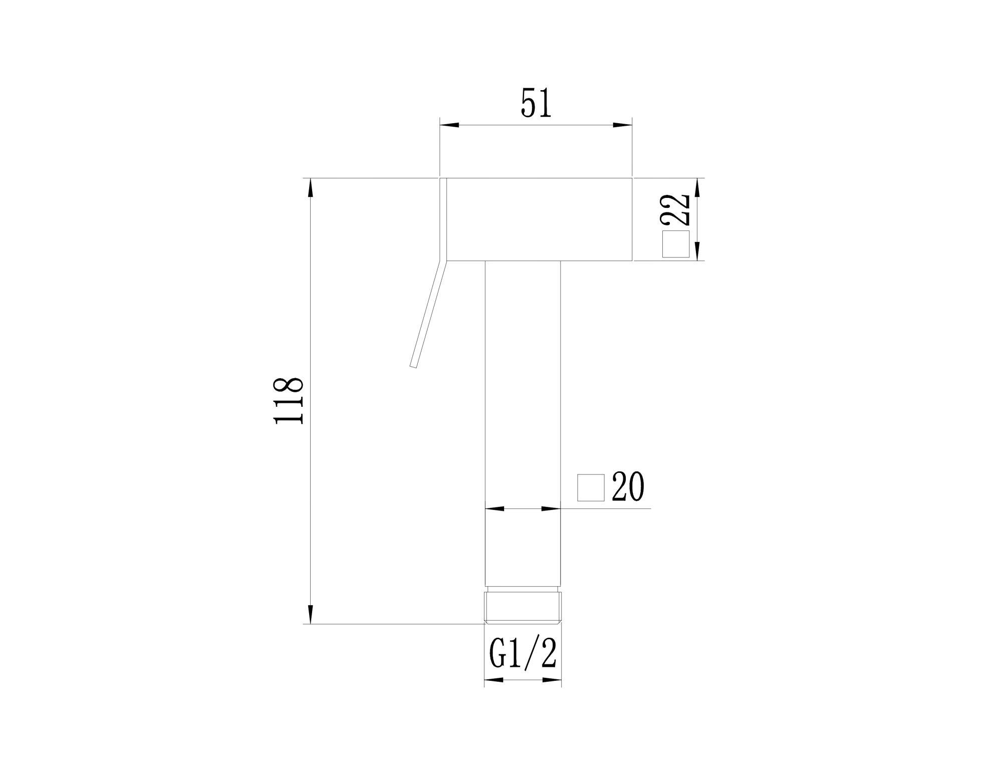Лейка SAVOL для биде S-PQ07L