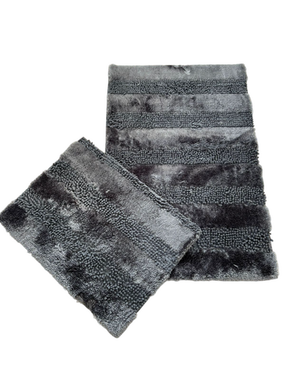 Набор ковриков для в/к "Макароны КОМБИ" 60х90+50х60 antrasit антрацит