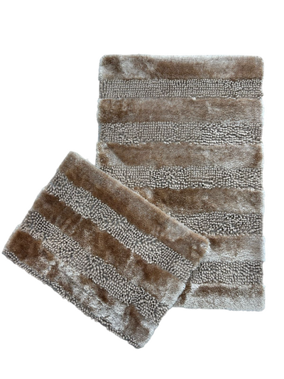 Набор ковриков для в/к "Макароны КОМБИ" 60х90+50х60 beige бежевый
