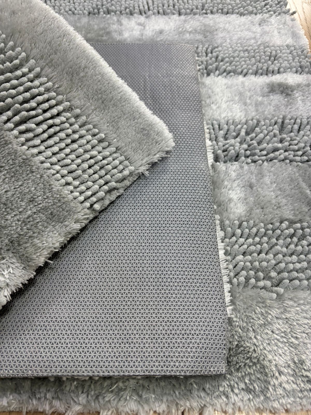 Набор ковриков для в/к "Макароны КОМБИ" 60х90+50х60 grey серый