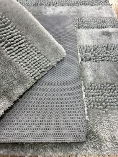 Набор ковриков для в/к "Макароны КОМБИ" 60х90+50х60 grey серый