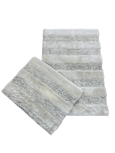 Набор ковриков для в/к "Макароны КОМБИ" 60х90+50х60 grey серый