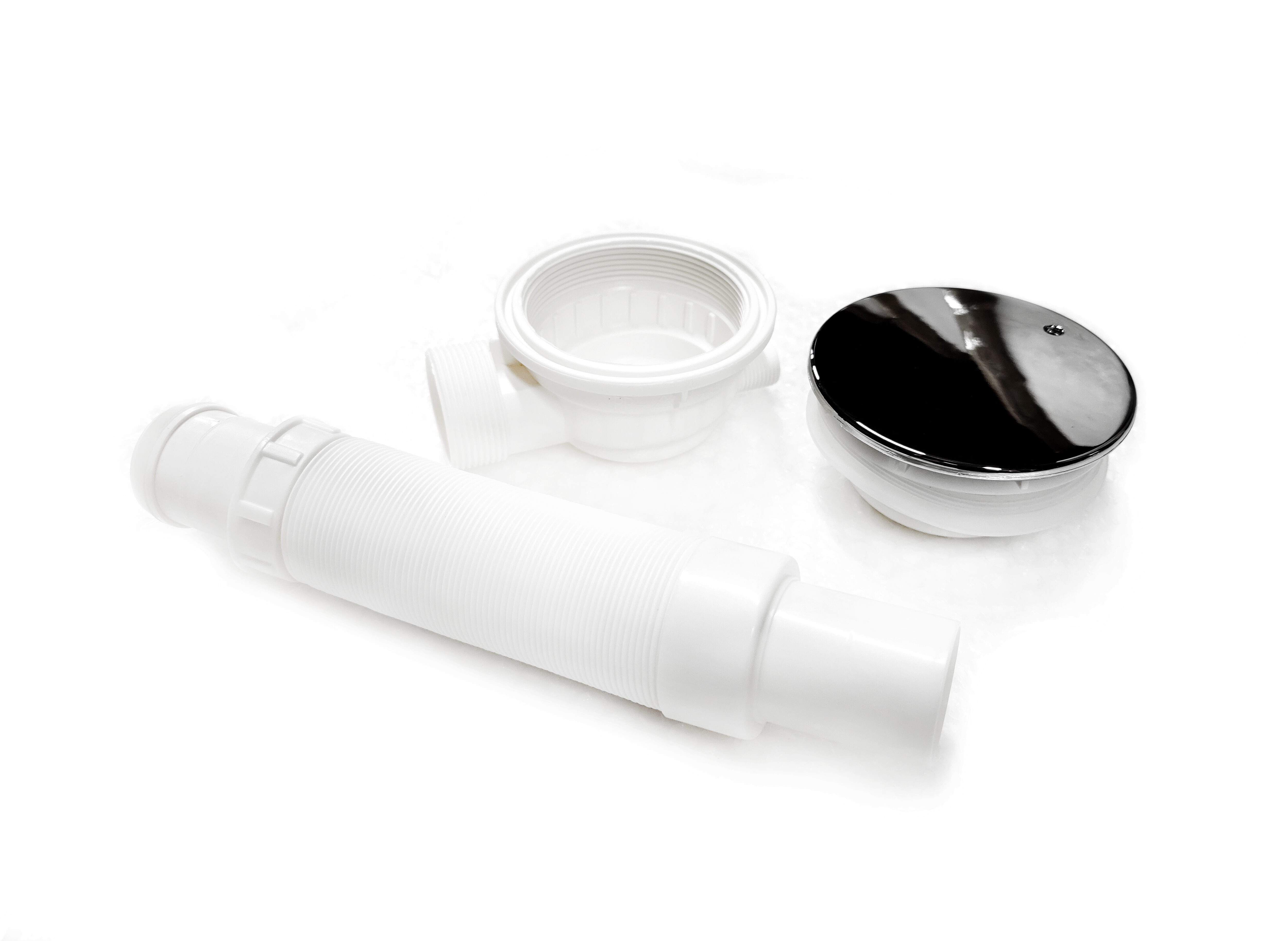 Поддон акриловый  SANTREK AQUA-R-800 радиус, белый, 800*800*140 + сифон в комплекте