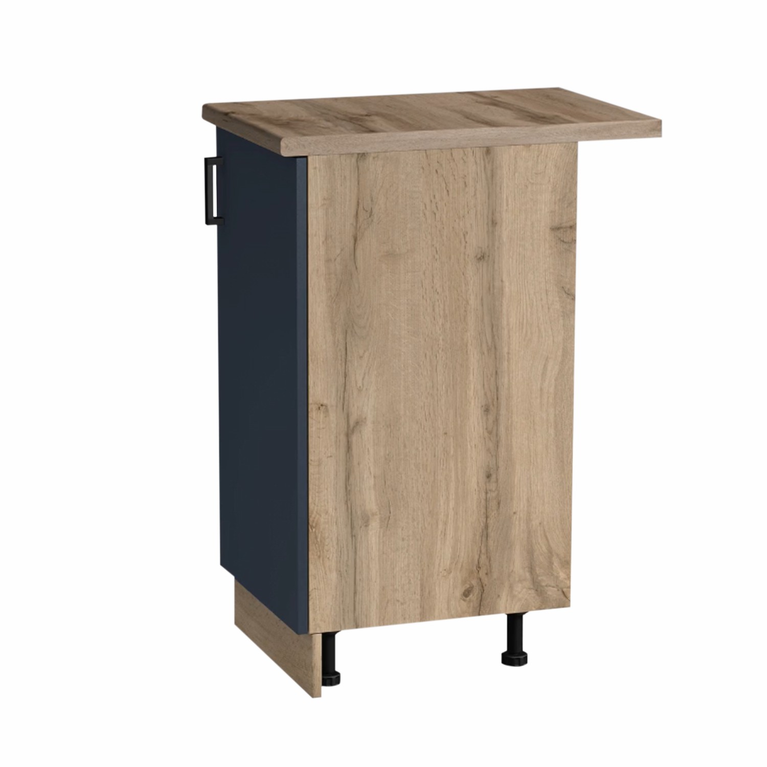 Тумба 50*60 цвет Графит/Дуб вотан SANTREK HOME (ЛДСП)