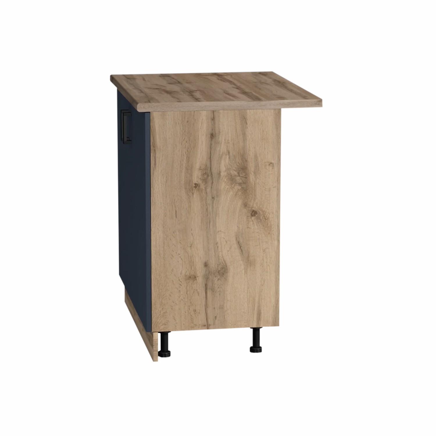 Рабочий стол 80 цвет Графит/Дуб вотан столешница Дуб вотан SANTREK HOME (ЛДСП)