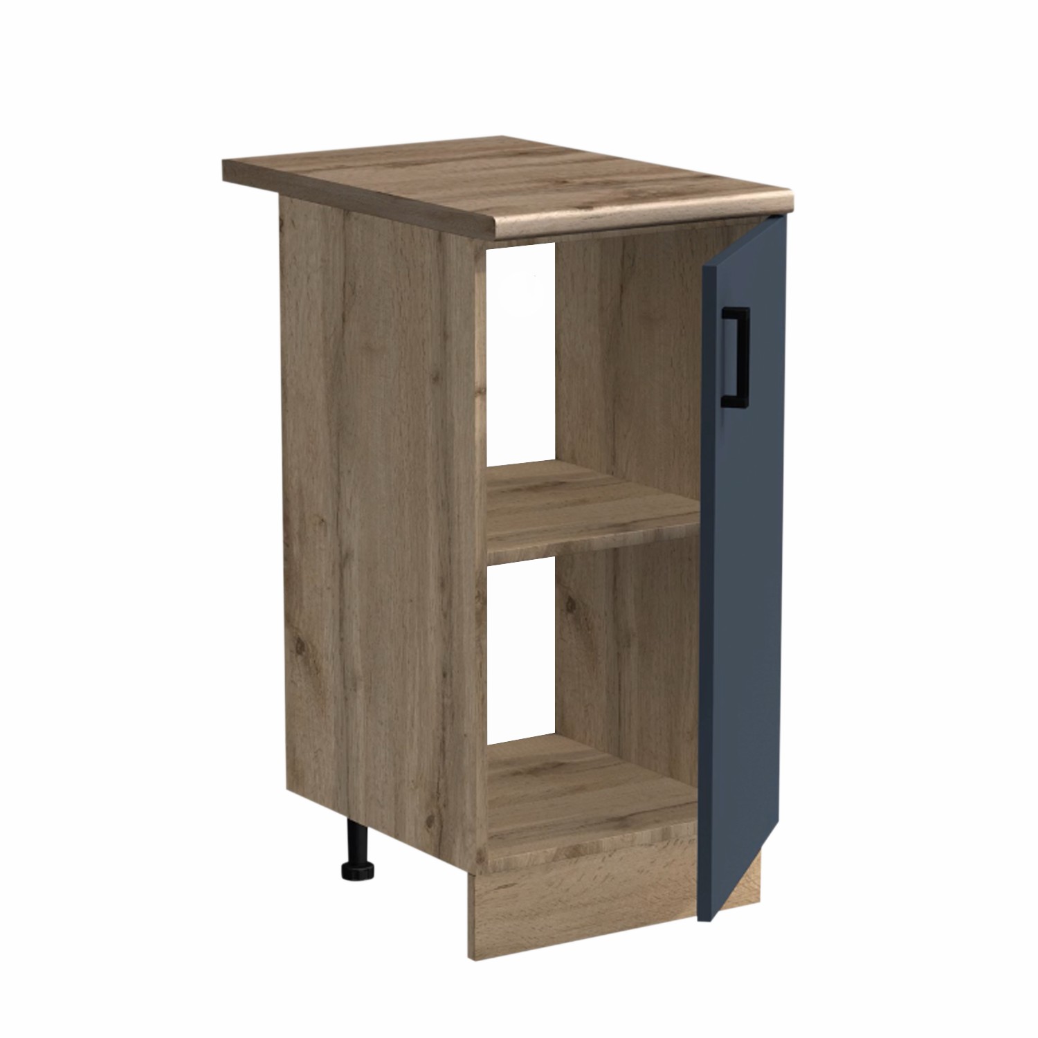 Рабочий стол 50 цвет Графит/Дуб вотан столешница Дуб вотан SANTREK HOME (ЛДСП)