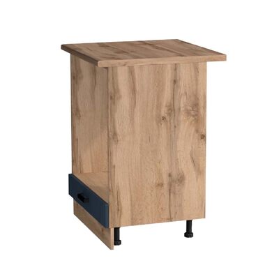 Рабочий стол под духовой шкаф 60 цвет Графит/Дуб вотан столешница Дуб вотан SANTREK HOME (ЛДСП)