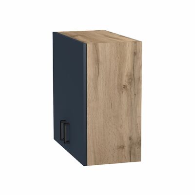 Шкаф для посуды 60 цвет Графит/Дуб вотан (с сушкой) SANTREK HOME (ЛДСП)