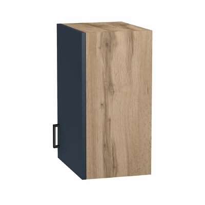 Шкаф для посуды 50 цвет Графит/Дуб вотан SANTREK HOME (ЛДСП)