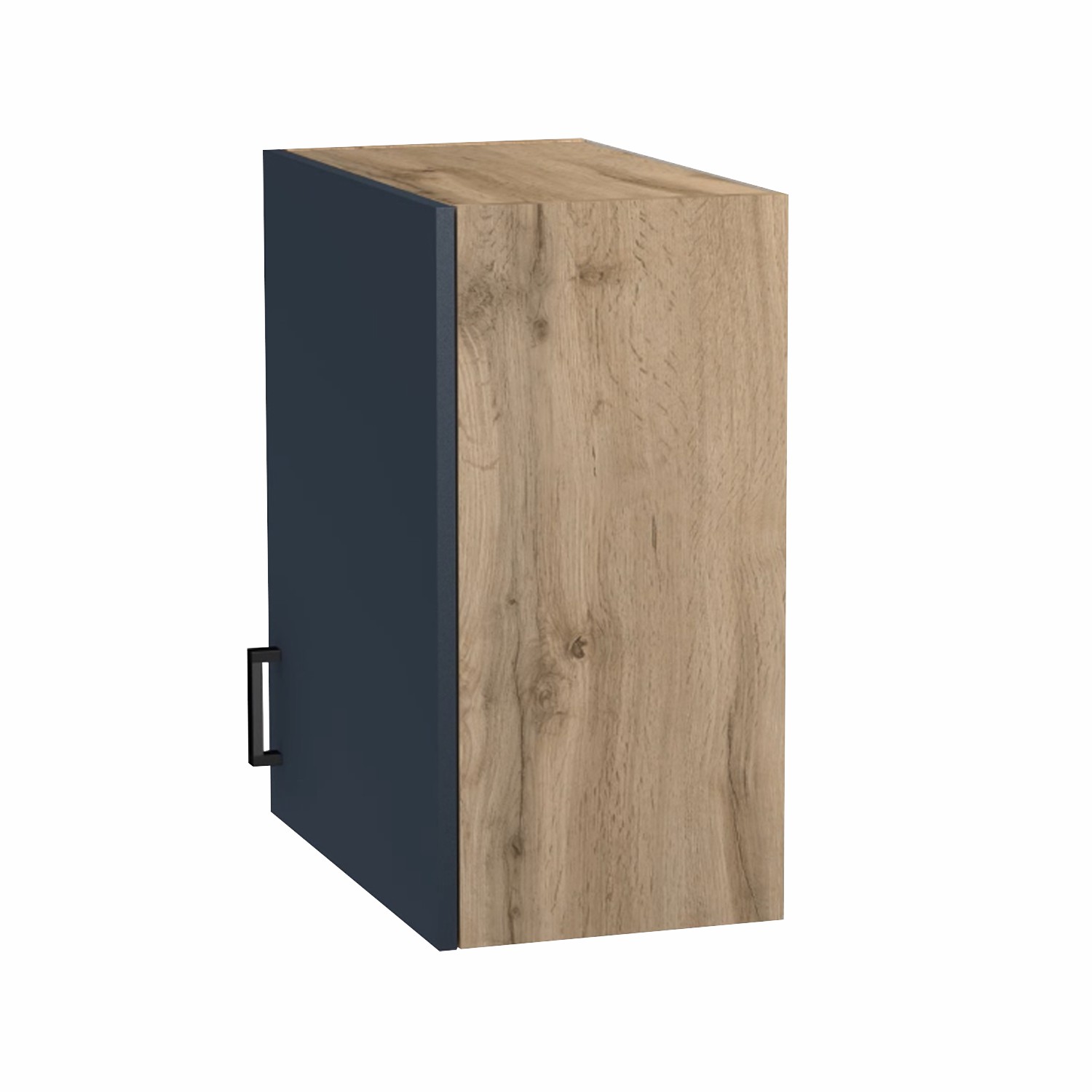 Шкаф для посуды 50 цвет Графит/Дуб вотан (с сушкой) SANTREK HOME (ЛДСП)