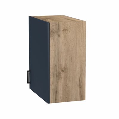 Шкаф для посуды 50 цвет Графит/Дуб вотан (с сушкой) SANTREK HOME (ЛДСП)