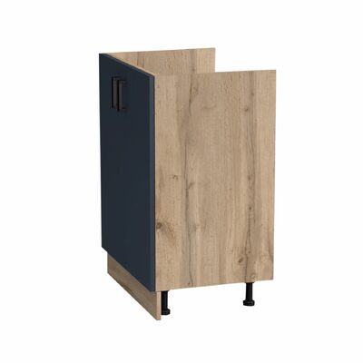 Тумба 60*60 цвет Графит/Дуб вотан (2 дверцы) SANTREK HOME (ЛДСП)