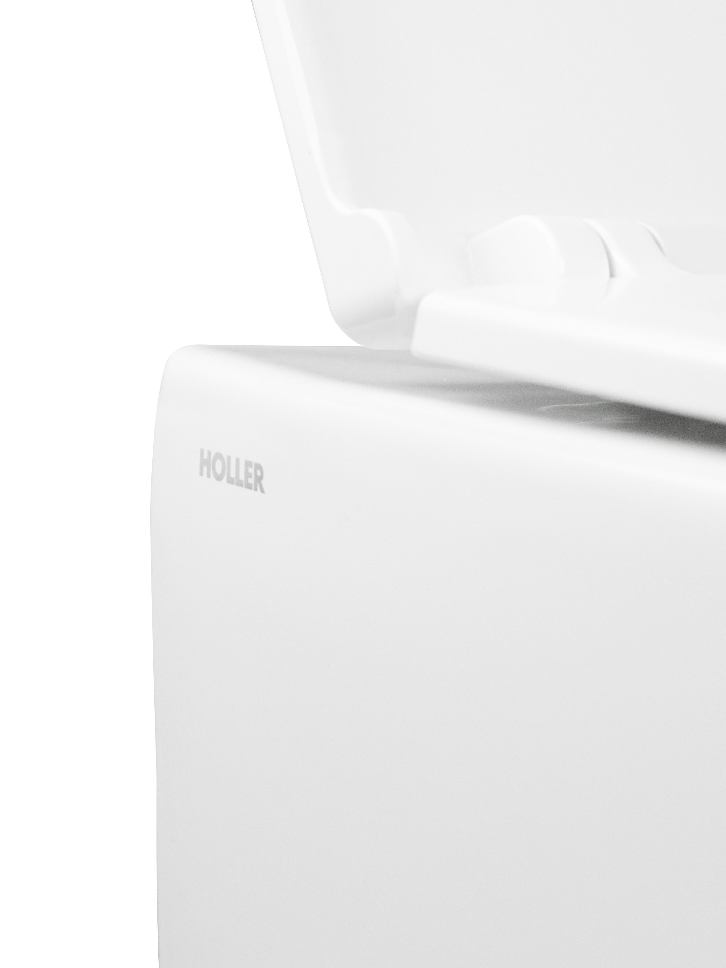 Унитаз подвесной безободковый HOLLER BLOCK (520*340*355мм, сиденье дюропласт, микролифт) белый