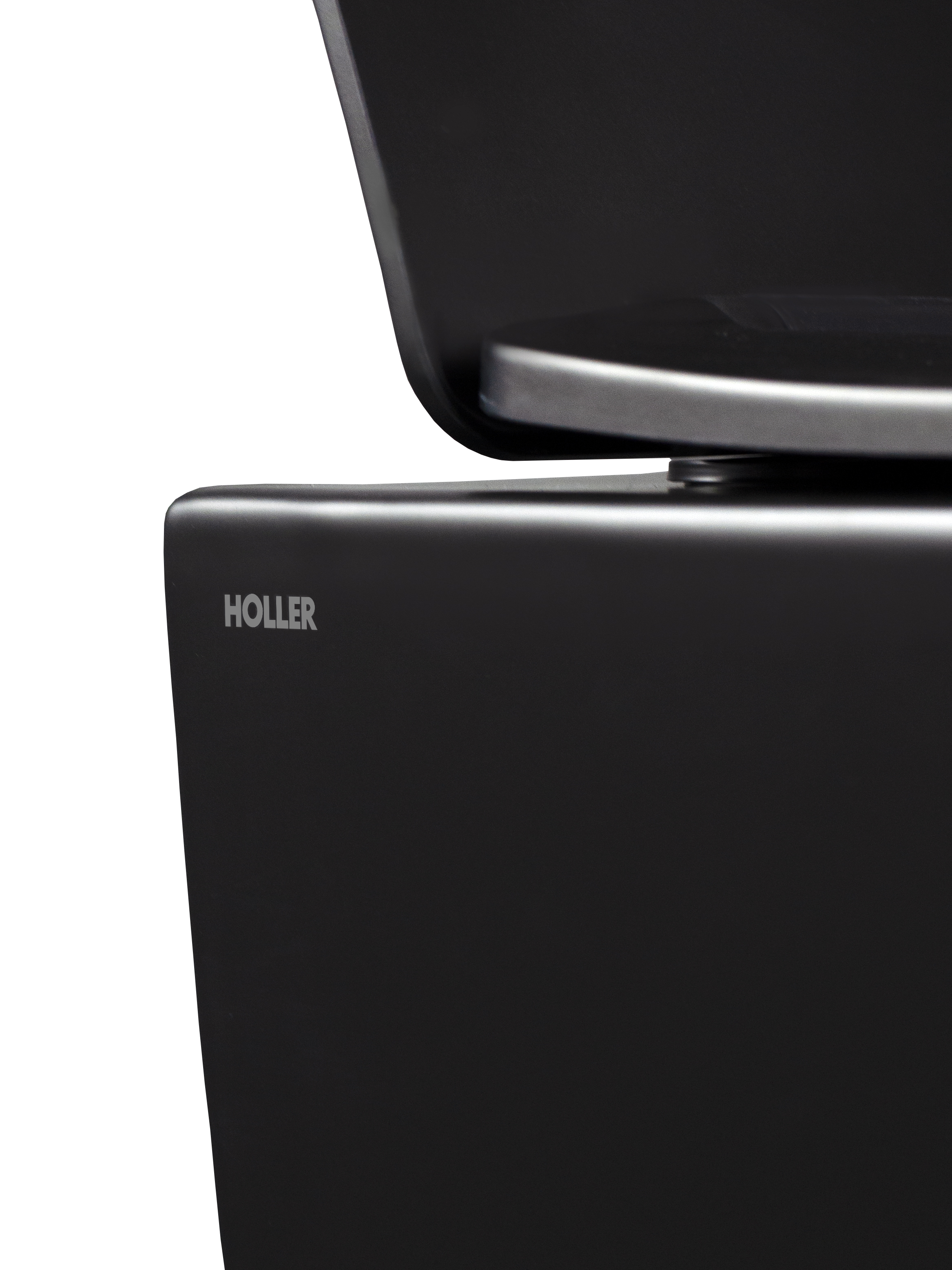  Унитаз подвесной безободковый HOLLER WALL MB (530*360*350мм, сиденье дюропласт, микролифт) черный матовый