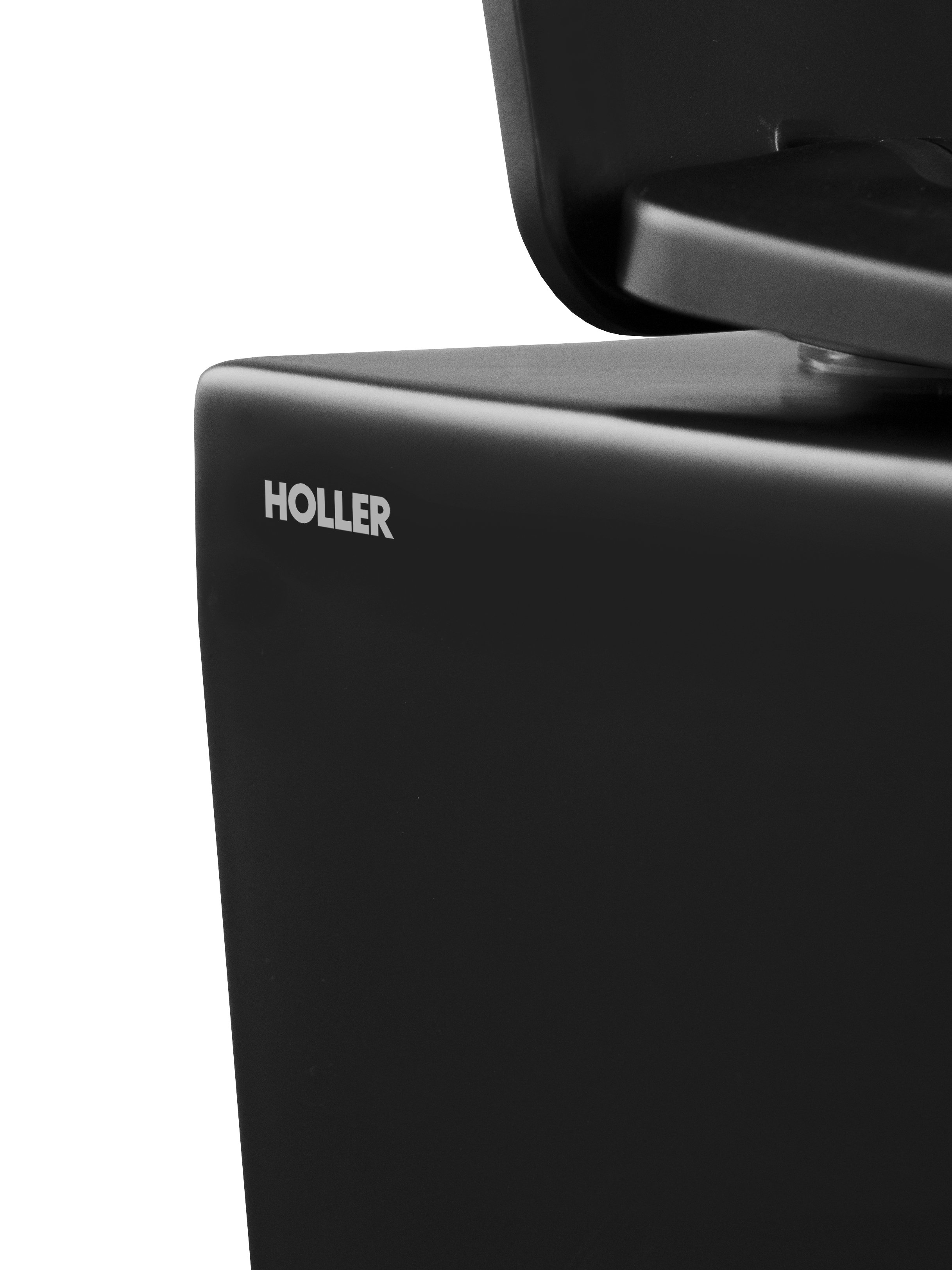 Унитаз подвесной безободковый (Торнадо) HOLLER WIND MB (530*360*350мм, сиденье дюропласт, микролифт) черный матовый