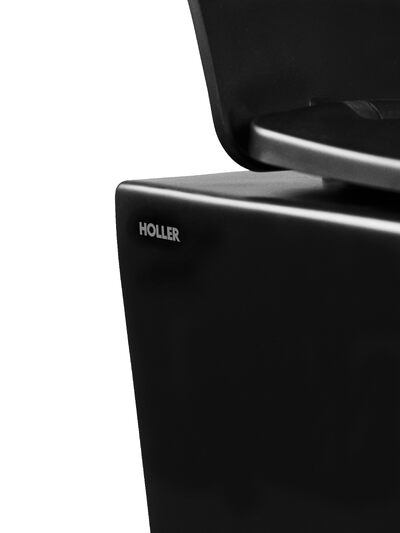  Унитаз подвесной безободковый HOLLER HOST MB (530*360*350мм, сиденье дюропласт, микролифт) черный матовый