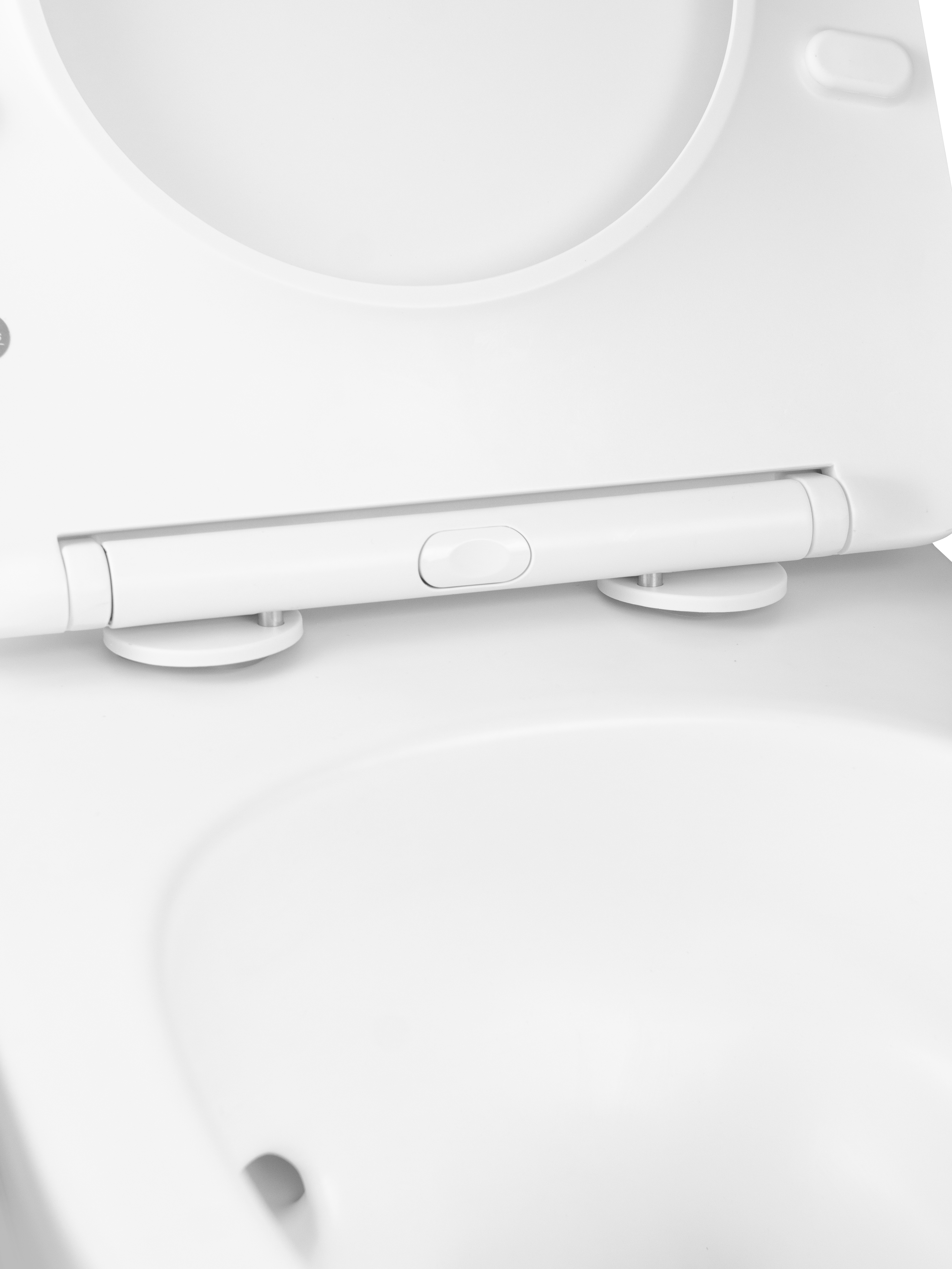 Унитаз подвесной безободковый (Торнадо) HOLLER WIND MW (530*360*350мм, сиденье дюропласт, микролифт) белый матовый