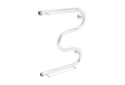 Полотенцесушитель АКВАДРАЙВ нерж. М 50*40 ф1" с полочками