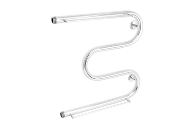 Полотенцесушитель АКВАДРАЙВ нерж. М 50*50 ф1" с полочками